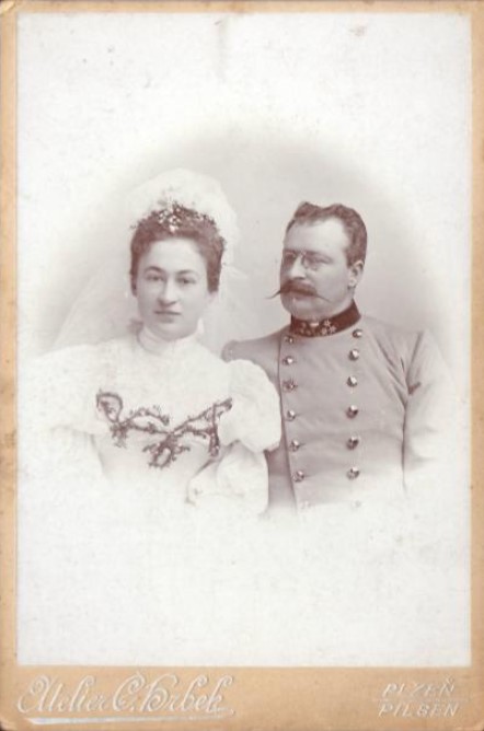 Anna Duchková a František de Paula (nar. 1856)